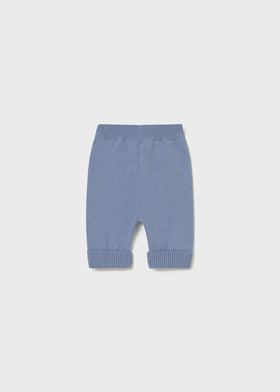 Long knit 3-piece trouset set