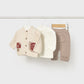 Long knit 3-piece trouset set