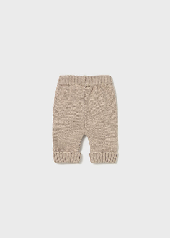 Long knit 3-piece trouset set