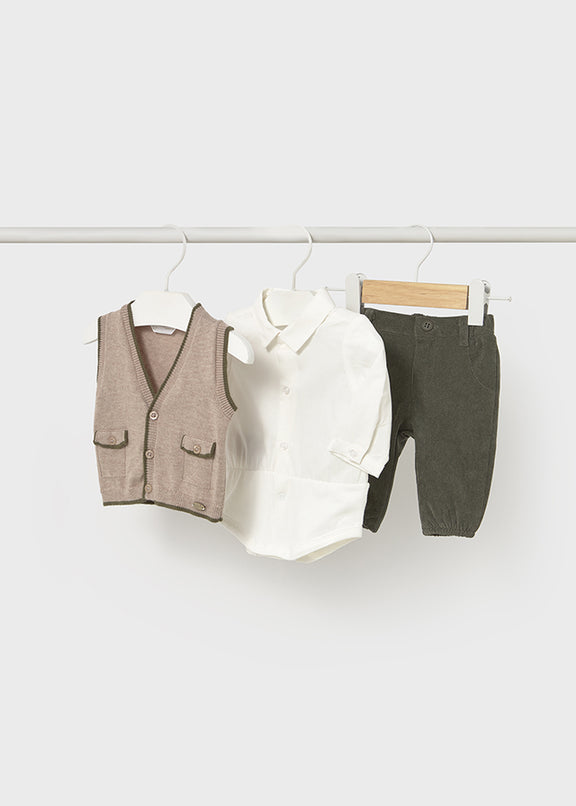 Trouser w/ vest set