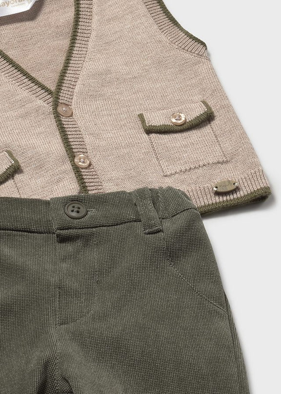Trouser w/ vest set