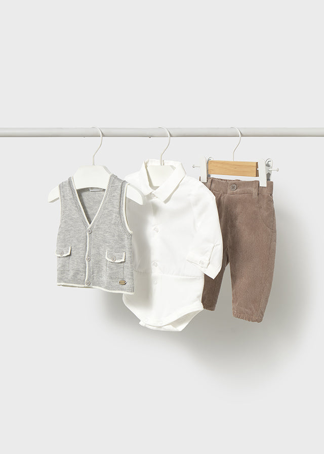 Trouser w/ vest set