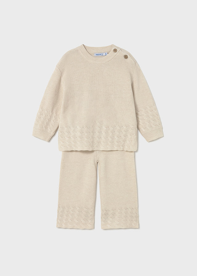 Knit pants set