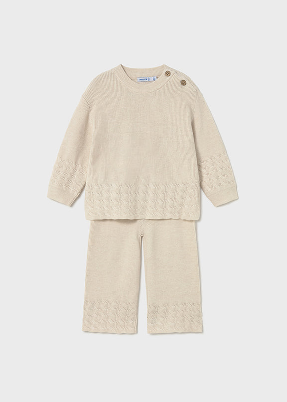 Knit pants set