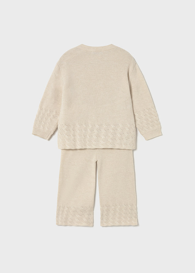 Knit pants set