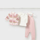 Knit dungarees set