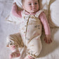 Printed dungarees set