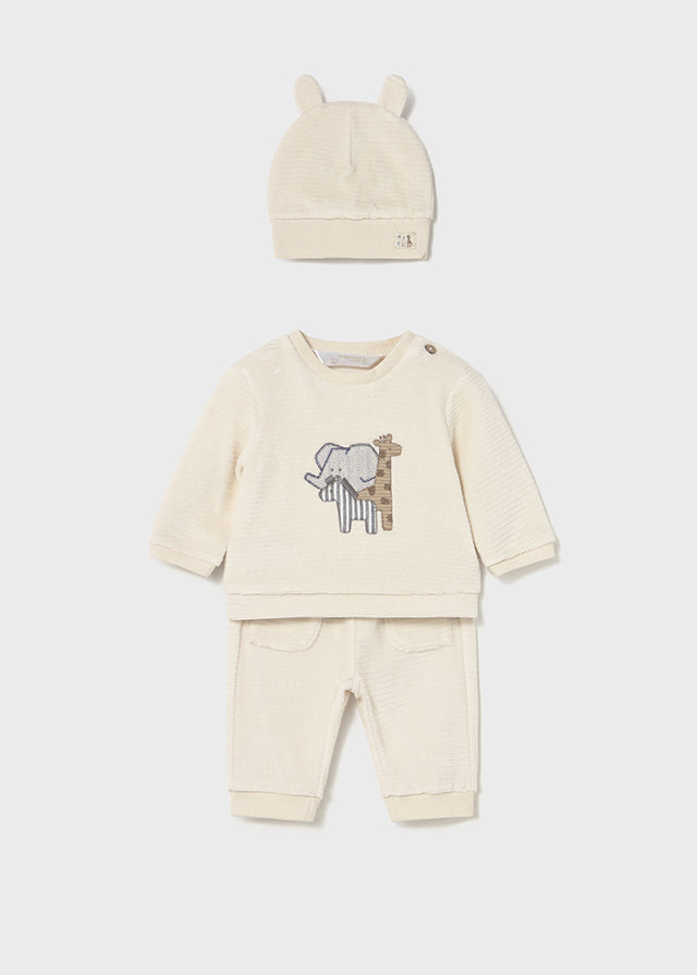 3-piece corduroy tracksuit