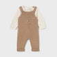 Knit dungarees set
