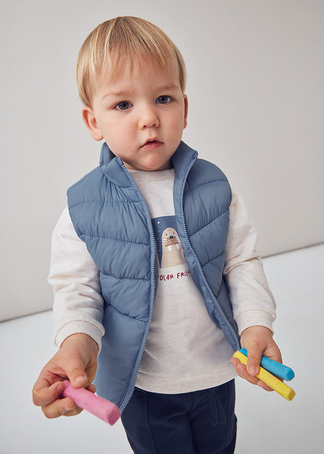 Pullover vest pants set