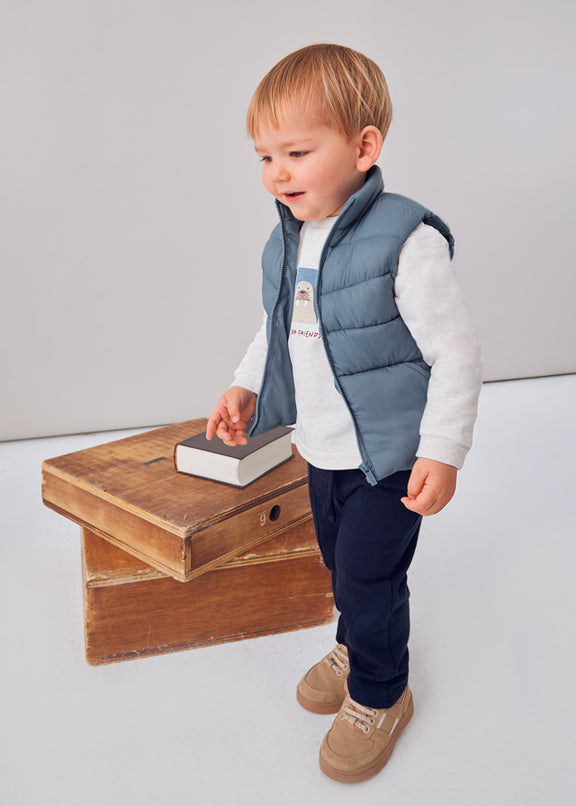 Pullover vest pants set