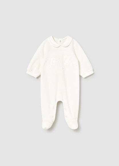 Velour onesie
