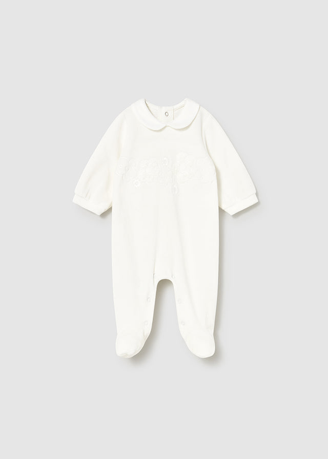 Velour onesie