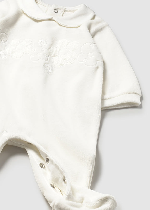 Velour onesie