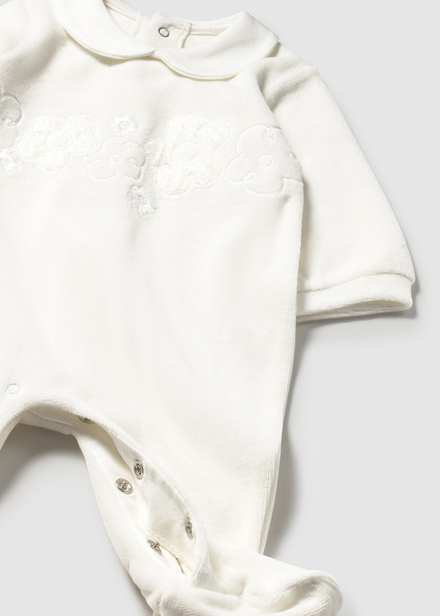 Velour onesie