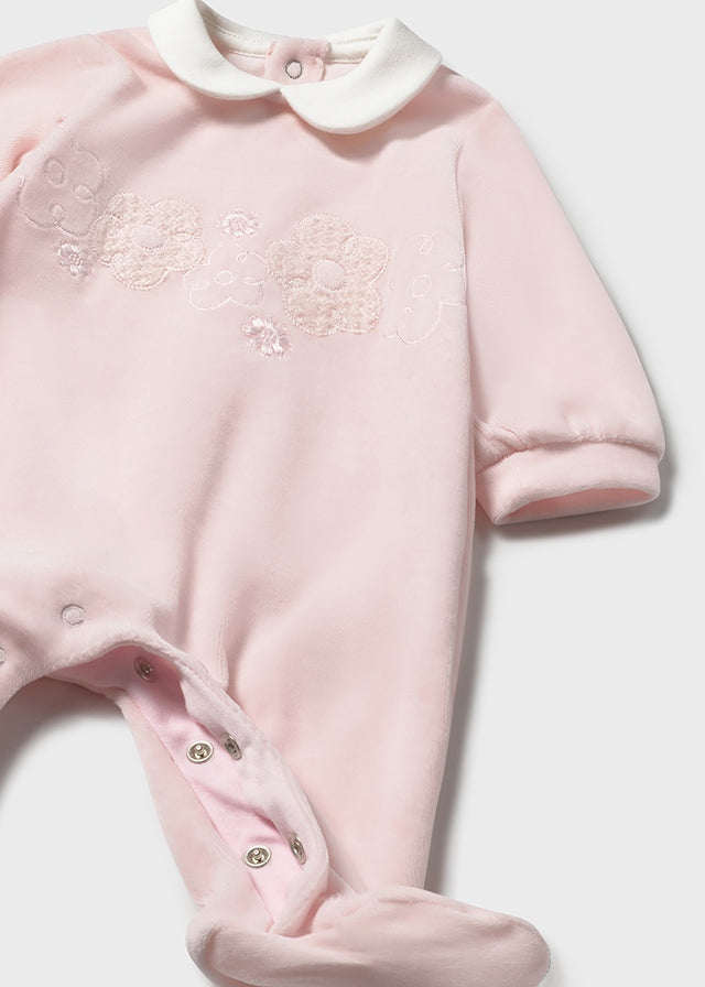 Velour onesie