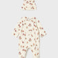 Dungaree and hat set