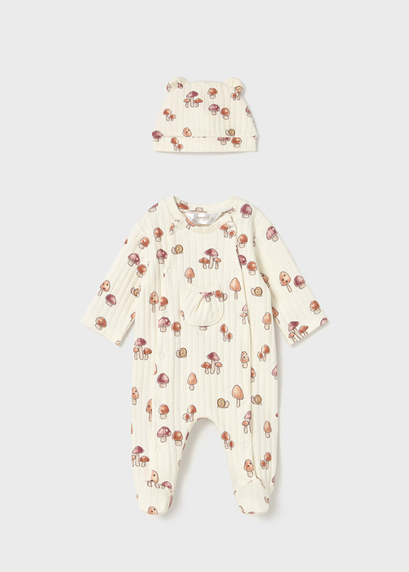 Dungaree and hat set