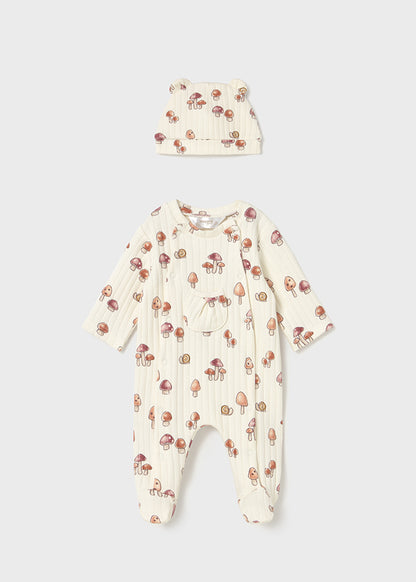 Dungaree and hat set