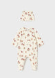 Dungaree and hat set