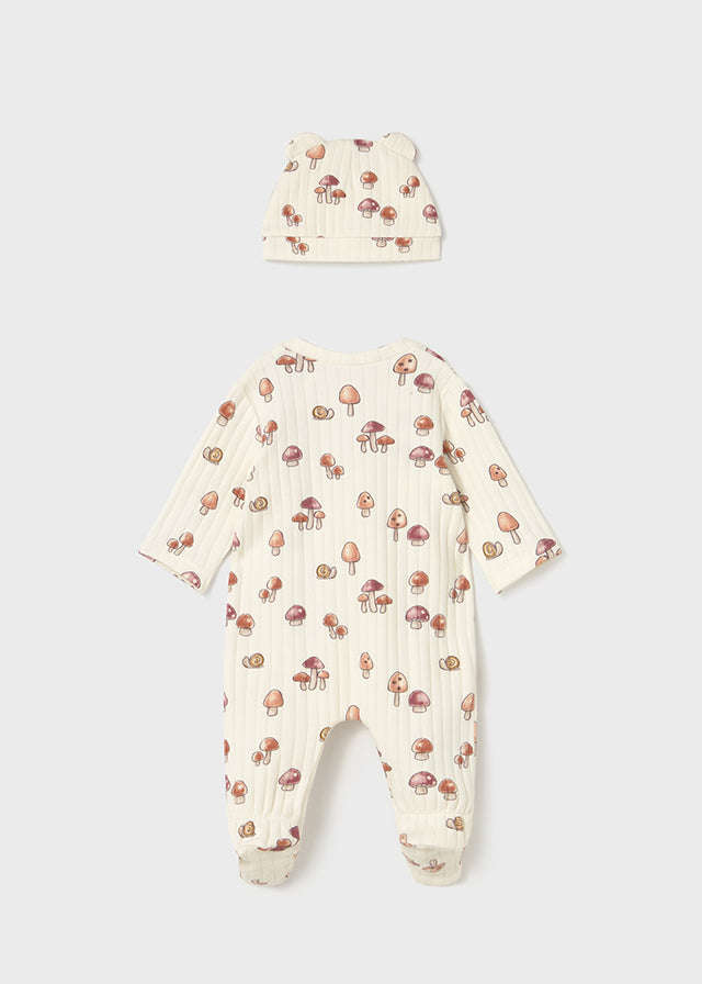 Dungaree and hat set