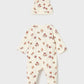 Dungaree and hat set