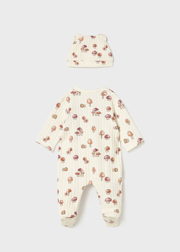Dungaree and hat set