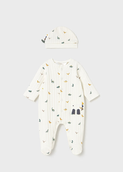 Dungaree and hat set
