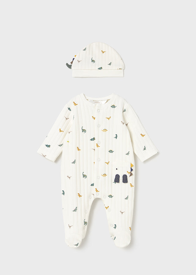 Dungaree and hat set