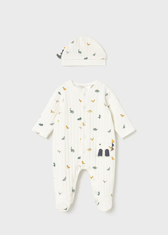 Dungaree and hat set