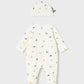 Dungaree and hat set
