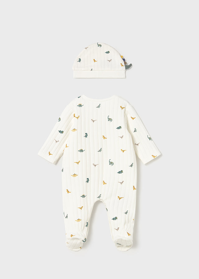 Dungaree and hat set