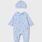 Dungaree and hat set