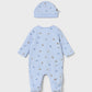 Dungaree and hat set