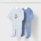 2 Pcs velour onesie