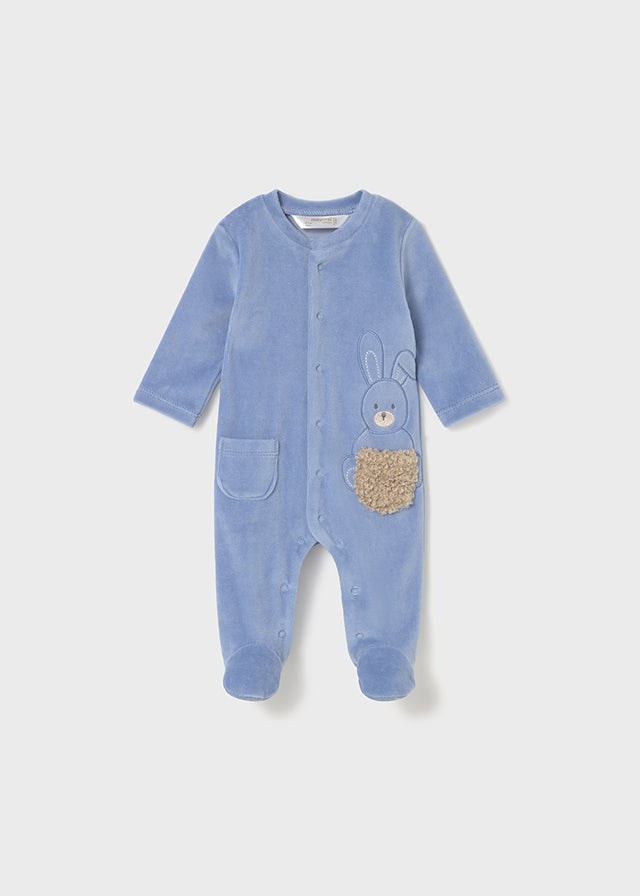 2 Pcs velour onesie