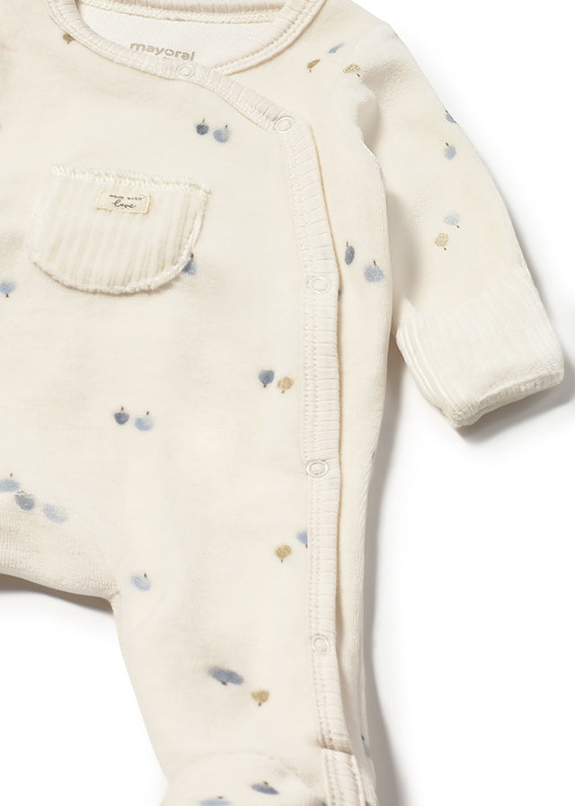 Velour onesie