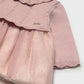Tricot/tull dress