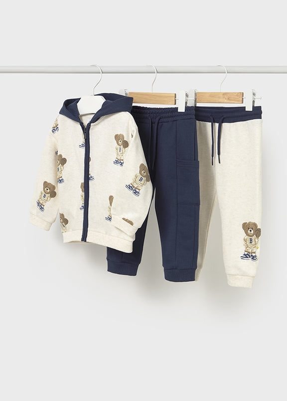 3-piece print tracksuit