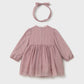 Tulle embroided ceremony dress