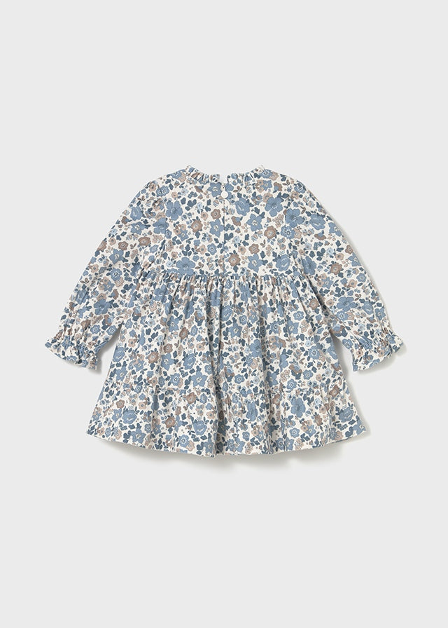 Printed velvet dress