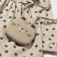 Printed dress with bag