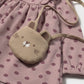 Printed dress with bag