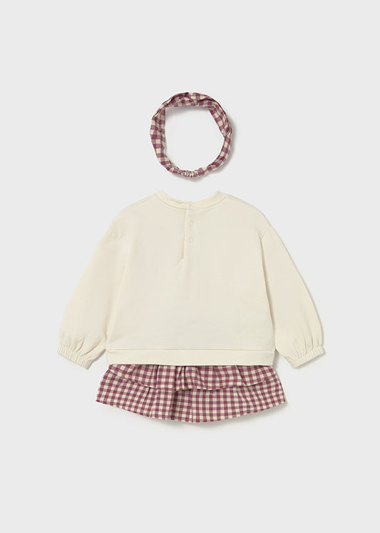 Skirt set  w/ headhand