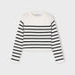 Knit striped top
