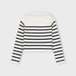Knit striped top