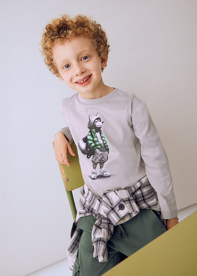 L/s "wolf" shirt