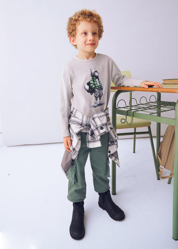 L/s "wolf" shirt
