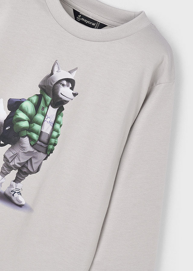 L/s "wolf" shirt