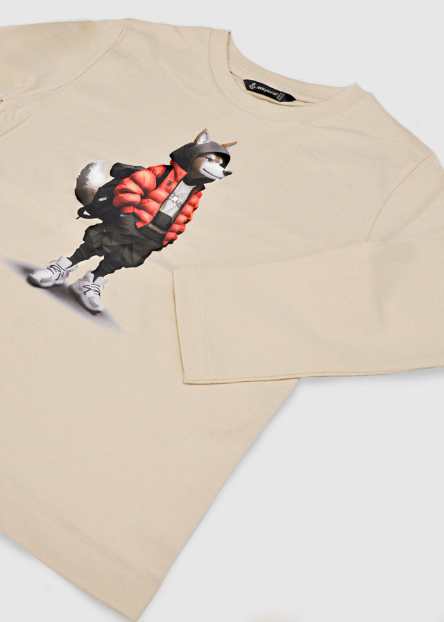 L/s "wolf" shirt